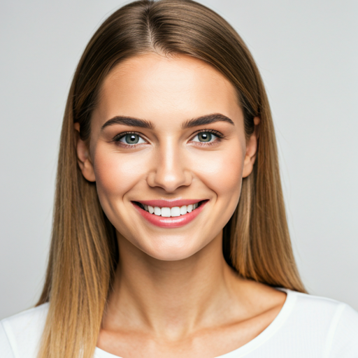 Smiling woman with healthy white teeth